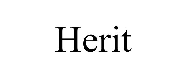 Trademark Logo HERIT