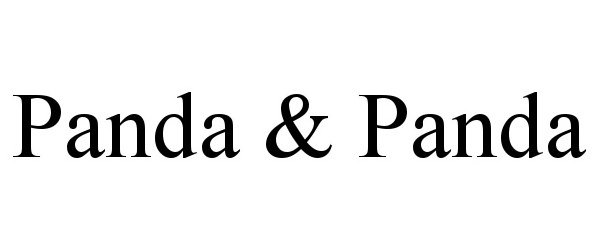  PANDA &amp; PANDA