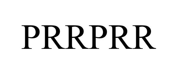Trademark Logo PRRPRR