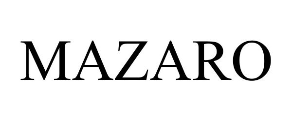 Trademark Logo MAZARO