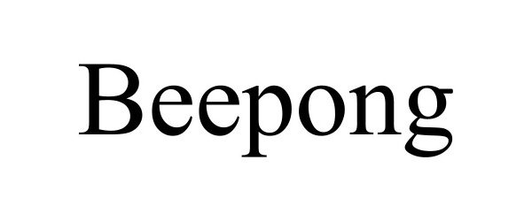 Trademark Logo BEEPONG