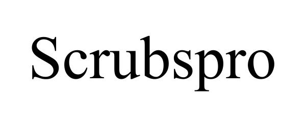 Trademark Logo SCRUBSPRO