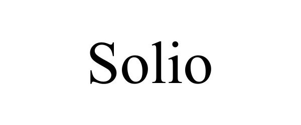 Trademark Logo SOLIO