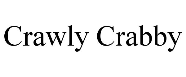 Trademark Logo CRAWLY CRABBY