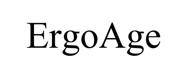 Trademark Logo ERGOAGE
