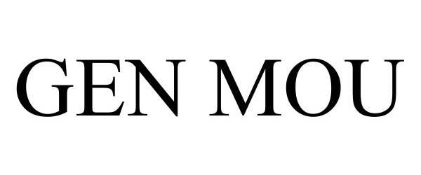 Trademark Logo GEN MOU