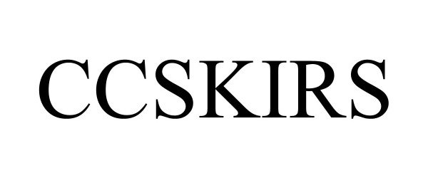 Trademark Logo CCSKIRS