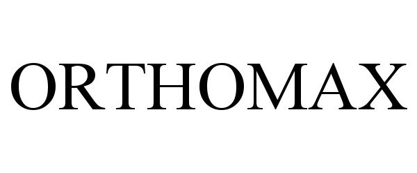 Trademark Logo ORTHOMAX