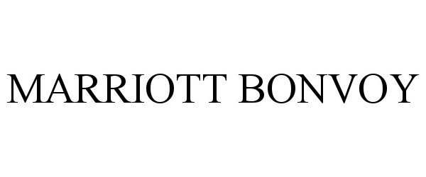 Trademark Logo MARRIOTT BONVOY