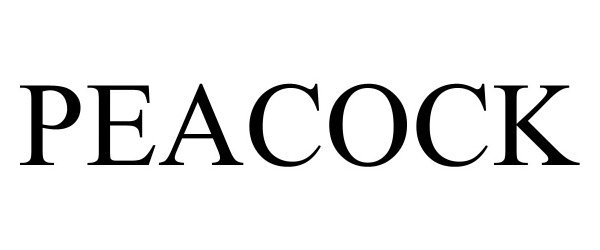 Trademark Logo PEACOCK