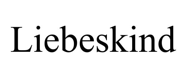 Trademark Logo LIEBESKIND