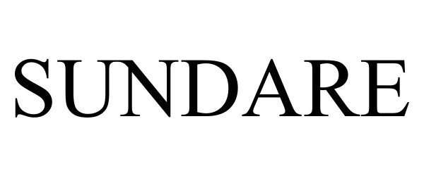 Trademark Logo SUNDARE