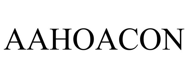  AAHOACON