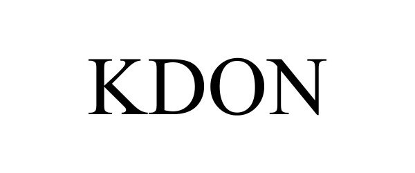 Trademark Logo KDON