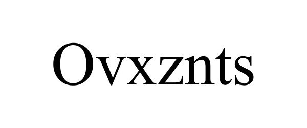 Trademark Logo OVXZNTS