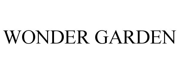 Trademark Logo WONDER GARDEN