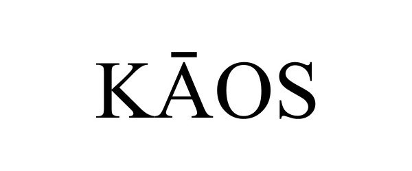 Trademark Logo KAOS
