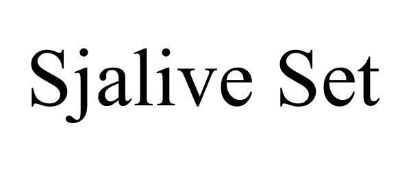 Trademark Logo SJALIVE SET