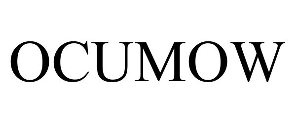 Trademark Logo OCUMOW