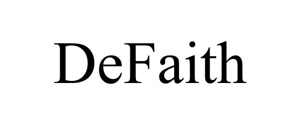 Trademark Logo DEFAITH