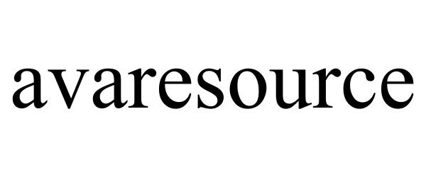 Trademark Logo AVARESOURCE