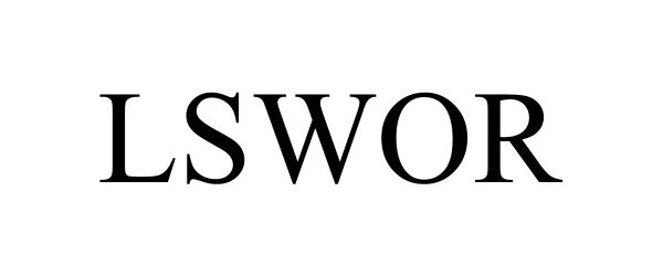 Trademark Logo LSWOR