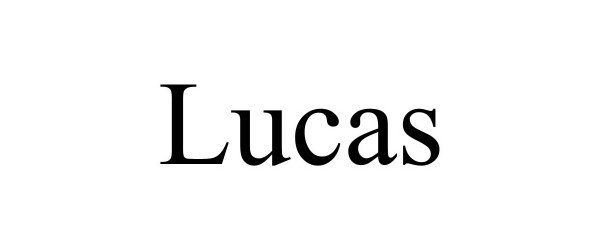 Trademark Logo LUCAS