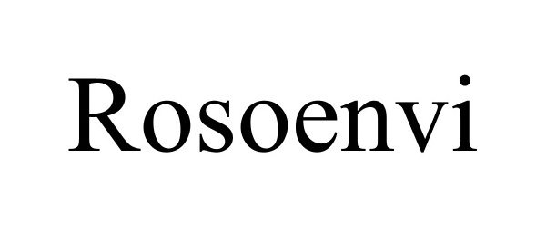 Trademark Logo ROSOENVI