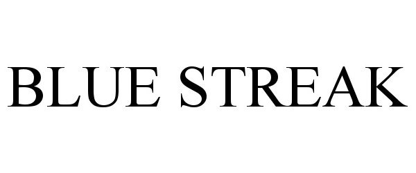 Trademark Logo BLUE STREAK