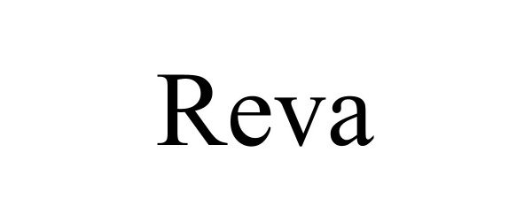 Trademark Logo REVA