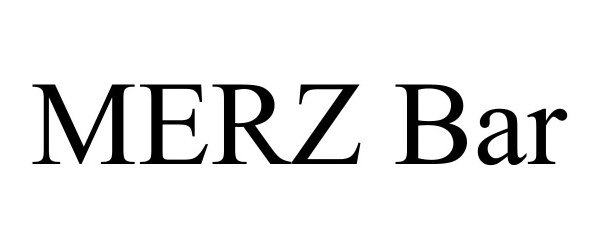 Trademark Logo MERZ BAR