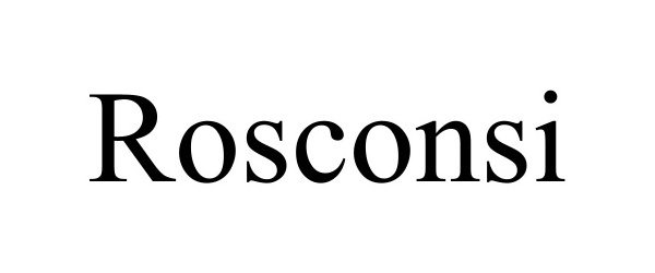 Trademark Logo ROSCONSI