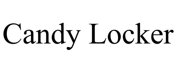 Trademark Logo CANDY LOCKER