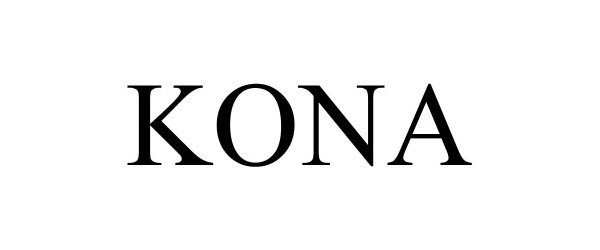 Trademark Logo KONA