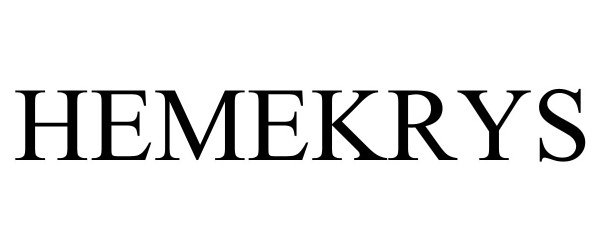 Trademark Logo HEMEKRYS