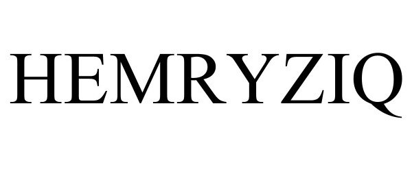 Trademark Logo HEMRYZIQ