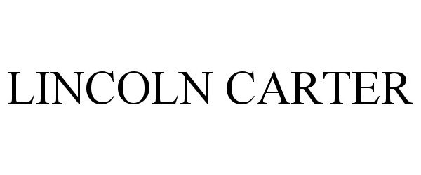 Trademark Logo LINCOLN CARTER