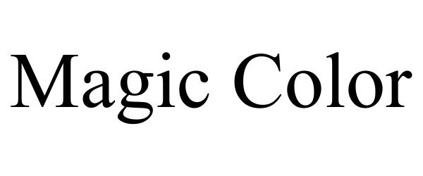 Trademark Logo MAGIC COLOR