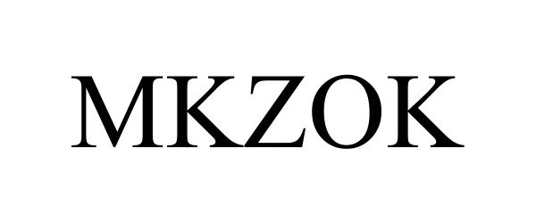Trademark Logo MKZOK