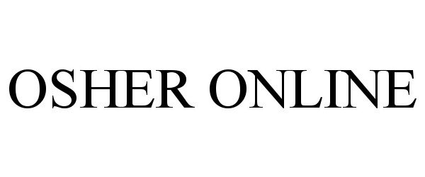 Trademark Logo OSHER ONLINE