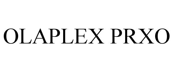 Trademark Logo OLAPLEX PRXO