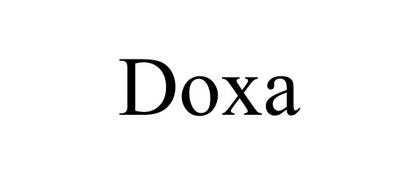 Trademark Logo DOXA