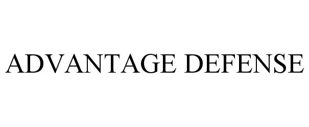 Trademark Logo ADVANTAGE DEFENSE