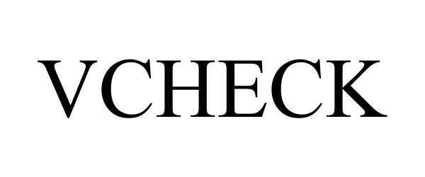 Trademark Logo VCHECK
