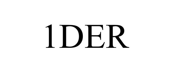 Trademark Logo 1DER
