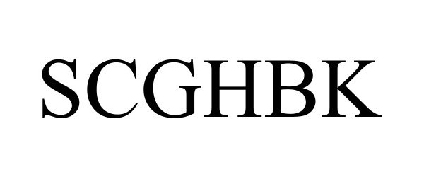 Trademark Logo SCGHBK