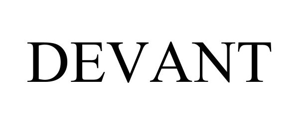 Trademark Logo DEVANT