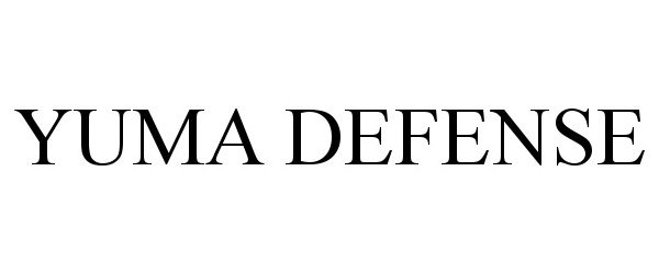 Trademark Logo YUMA DEFENSE