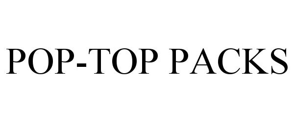 Trademark Logo POP-TOP PACKS
