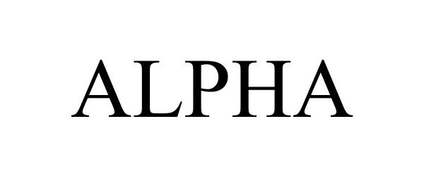 Trademark Logo ALPHA